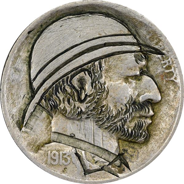 Double-Sided Hobo Nickel Time to Change the Baby Artist: “Tufty.”