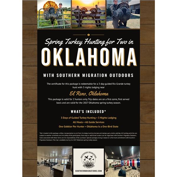 Spring Turkey Hunt in Oklahoma for 2