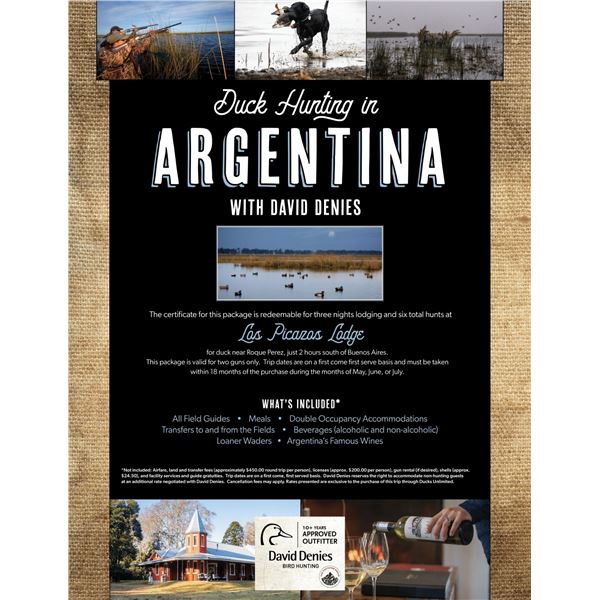 Duck Hunting in Argentina