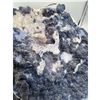 Image 6 : 6 X 8  INCH BLUE BERRY FLUORITE SPECIMEN ON STAND