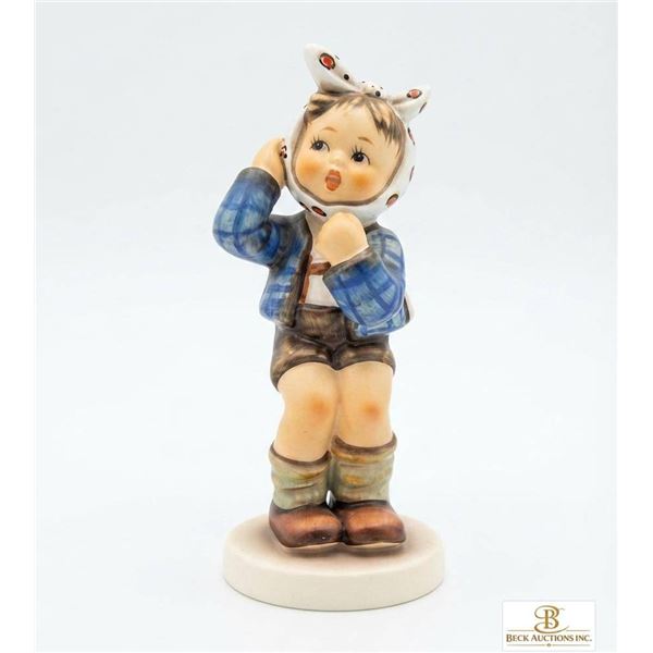 Goebel Hummel Figurine Boy with Kerchief West Germany