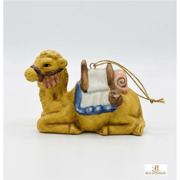 Goebel Camel Porcelain Ornament with Saddle 2000