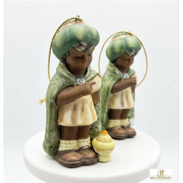 Goebel 1999 Porcelain King Ornaments Set of 2