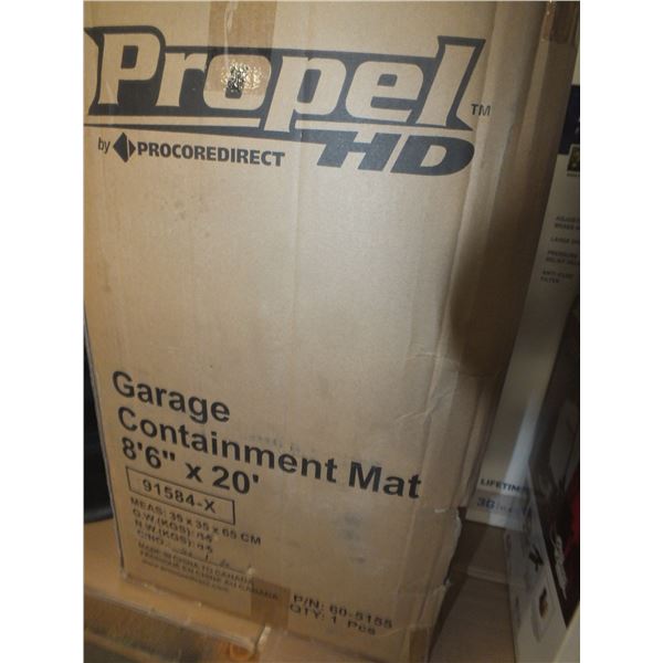 Garage Containment Mat & Miller Welder Cover