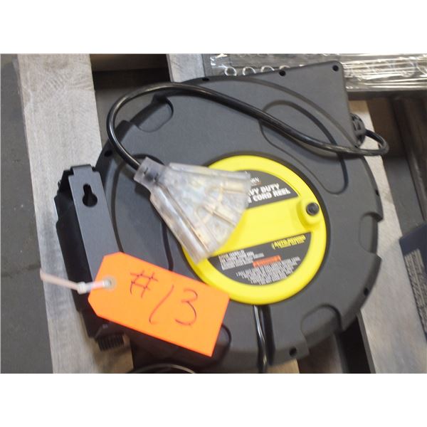 50ft Retractable Extension Cord Reel
