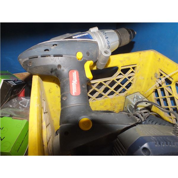 Mastercraft 18v Drill w/ Assorted Batteries & Charger