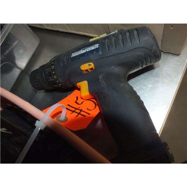 3 12v Mastercraft Drills w/ Batteries & Charger