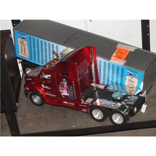 Toy Semi Truck & Trailer