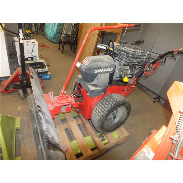 Gravely Pro QXT Tractor w/ Snow Blade & 52" Sweeper Brush Attachment