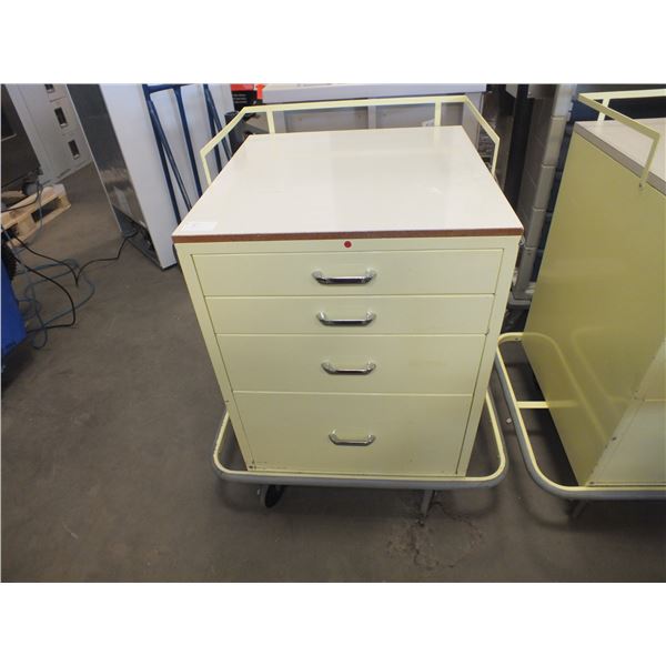 4 Drawer Storage Cart On Wheels