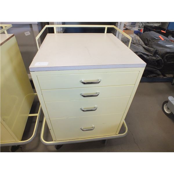 4 Drawer Storage Cart On Wheels