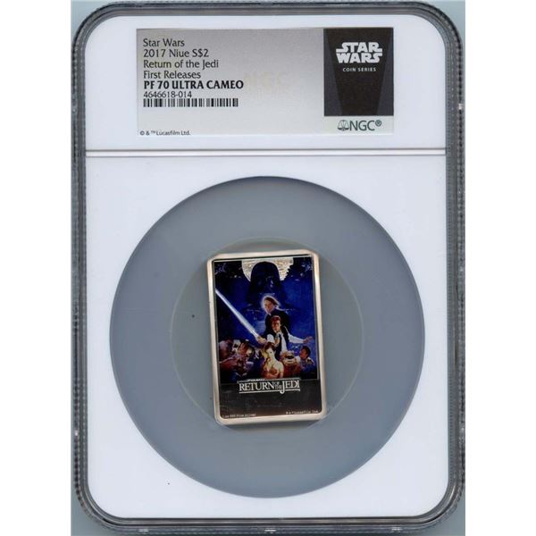2017 $2 Niue Return of the Jedi NGC PR70DCAM