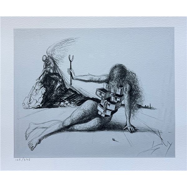 Salvador Dali DRAWERS OF MEMORY Facsimile Signed Numbered Giclee