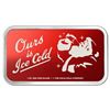 Image 2 : Coca Cola 1 oz Colorized Santa Silver Bar