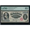 Image 1 : 1886 $1 Martha Washington Silver Certificate PMG 65EPQ