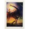 Image 1 : Salvador Dali COSMIC ATHLETE Facsimile Signed & Numbered Giclee