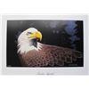 Image 1 : ROCK NEWCOMB TIMELESS SYMBOL EAGLE Hand Signed Limited Edition Art Lithograph