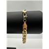 Image 5 : Dazzling 14.8 Gram 14 K Yellow Gold Plated Mariners Link Bracelet