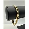 Image 6 : Dazzling 14.8 Gram 14 K Yellow Gold Plated Mariners Link Bracelet