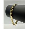 Image 7 : Dazzling 14.8 Gram 14 K Yellow Gold Plated Mariners Link Bracelet