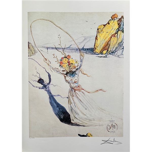 Salvador Dali TRANSCENDENT PASSAGE Facsimile Signed Limited Edition Giclee