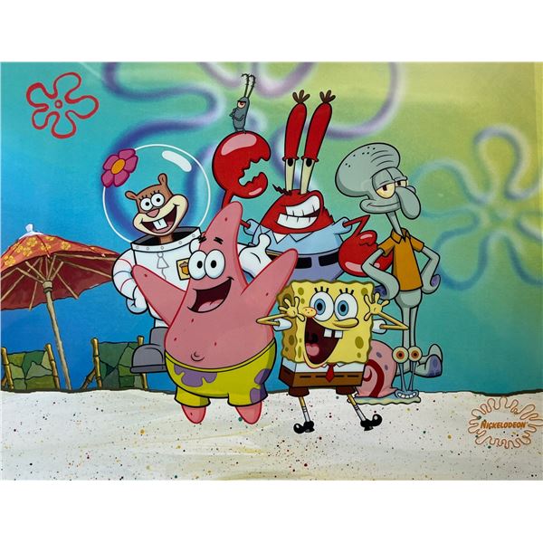 Nickelodeon SPONGEBOB SQUAREPANTS Sericel Patrick Squidward