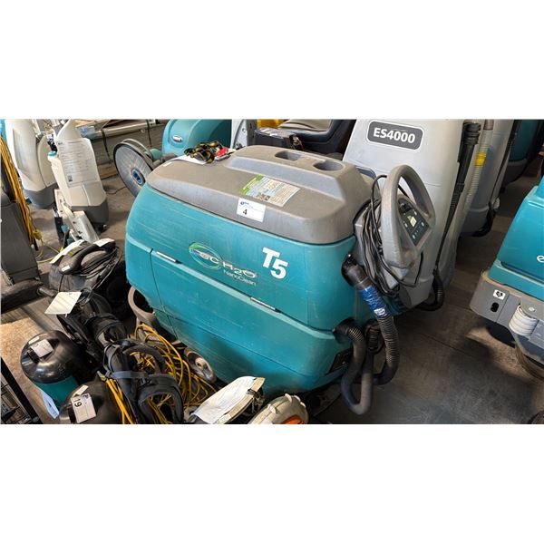 TENNANT T5 EC-H2O NANOCLEAN 24-IN BATTERY POWERED WALK-BEHIND AUTOMATIC FLOOR SCRUBBER