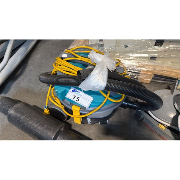 TENNANT V-CAN-12 COMMERCIAL DRY CANISTER VACUUM CLEANER 120V/60HZ, 800W MOTOR, 12-LITER TANK