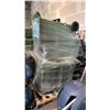 Image 1 : 8 GREEN INDUSTRIAL HIGH-DENSITY PLASTIC MOBILE WASTE CONTAINMENT CONTAINER UNIT