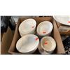 Image 4 : WHITE/OFF-WHITE CERAMIC PLATES, SOUP BOWLS, COFFEE MUGS, GLASS BEVERAGE PITCHER