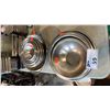 Image 1 : HEAVY GAUGE STAINLESS STEEL NESTING MIXING BOWLS, KITCHEN PREP BASINS