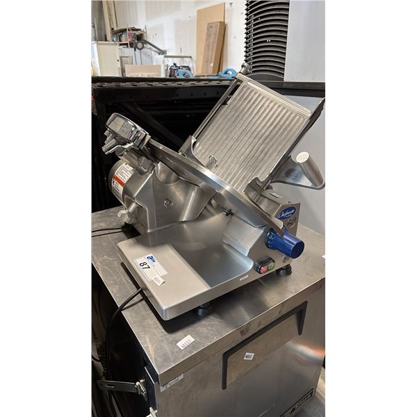 GLOBE CHEFMATE GC512 12-INCH MANUAL COMMERCIAL GRAVITY-FEED MEAT SLICER