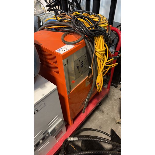 EAGLETRONIC MODEL S48-240/1/140 INDUSTRIAL SINGLE-PHASE HEAVY-DUTY FORKLIFT BATTERY CHARGER