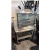 Image 1 : DOYON DRIP COUNTERTOP HEATED PIZZA PASTRY FOOD WARMER MERCHANDISER ON STAINLESS STAND