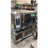 Image 1 : RATIONAL SCC 62G NATURAL GAS COMBI OVEN FOOD PREP STATION, DROP-IN COLD WELL,