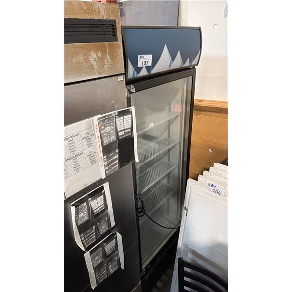 EFI SALES C1-27.5GD 1 DOOR GLASS REACH IN REFRIGERATOR MERCHANDISER 27.5"W X 27.1"D X 81.0"H