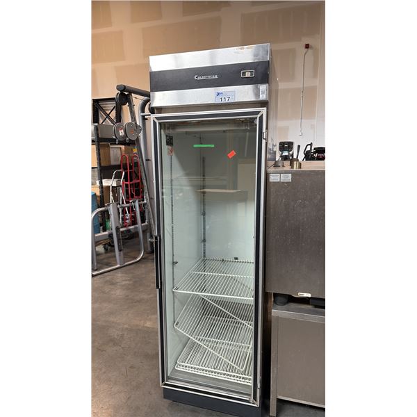 COLDSTREAM RSCP 24 GHRL REACH IN GLASS DOOR COMMERCIAL REFRIGERATOR COOLER STAINLESS STEEL
