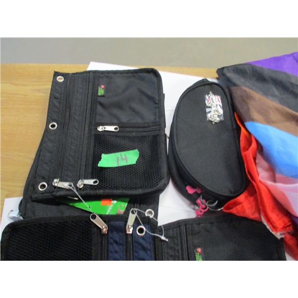 BOX C/W ASSORTED CASES, BACK PACKS, INSULATED LUNCH BAGS, ETC