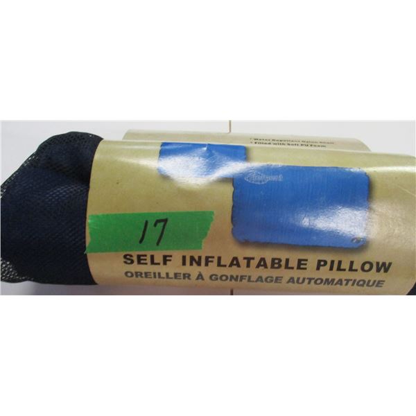 LIKE NEW:  SELF INFLATABLE PILLOW