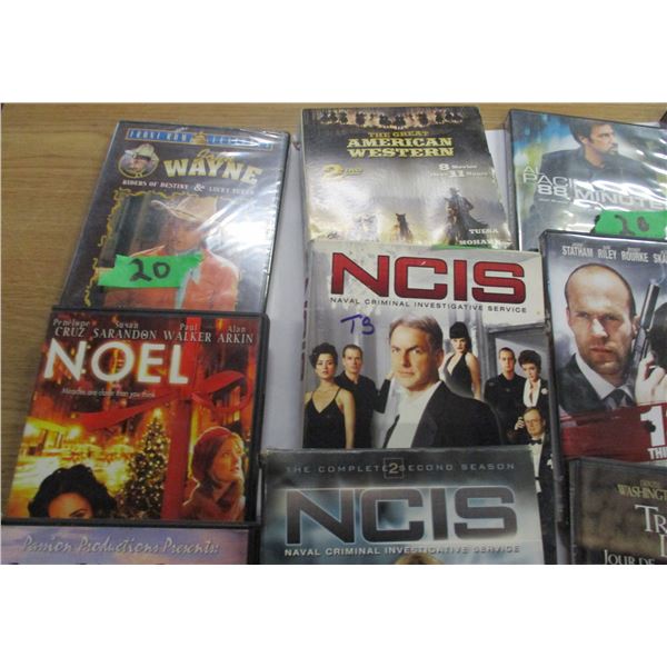 BOX C/W ASSORTED DVD'S