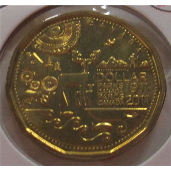 1911 - 2011 CH/BU "PARKS CANADA" DOLLAR