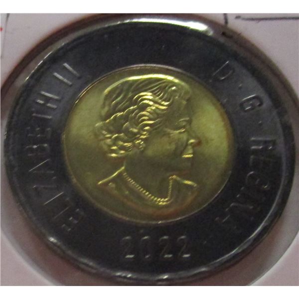 2022 MEMORY OF QUEEN ELIZABETH II CANADA TOONIE
