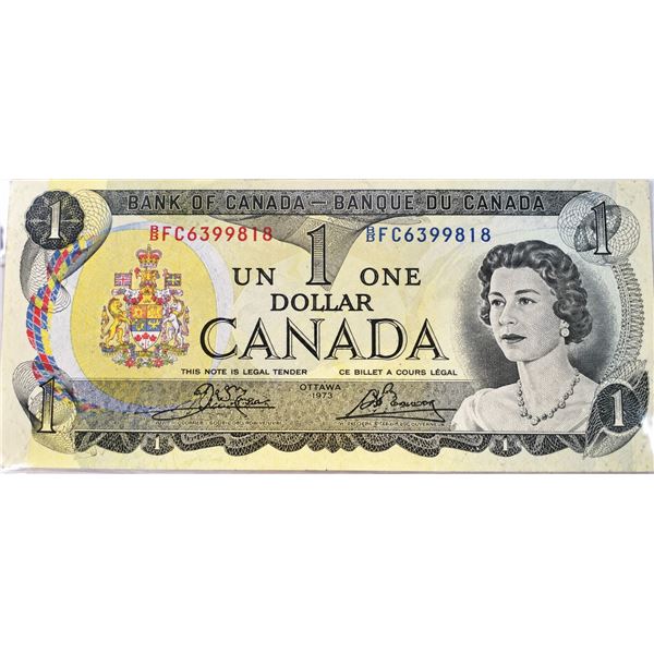 1973 CRISP UNCIRCULATED LAST OF CANADA $1 BILLS