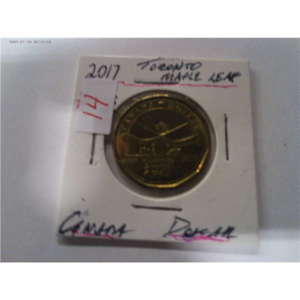 2017 TORONTO MAPLE LEAF CANADA DOLLAR