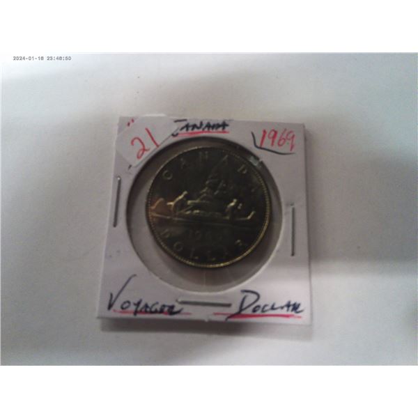 1969 CANADA VOYAGER DOLLAR