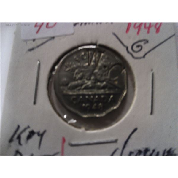1948 SCARCE DATE CANADA (GOOD) NICKEL