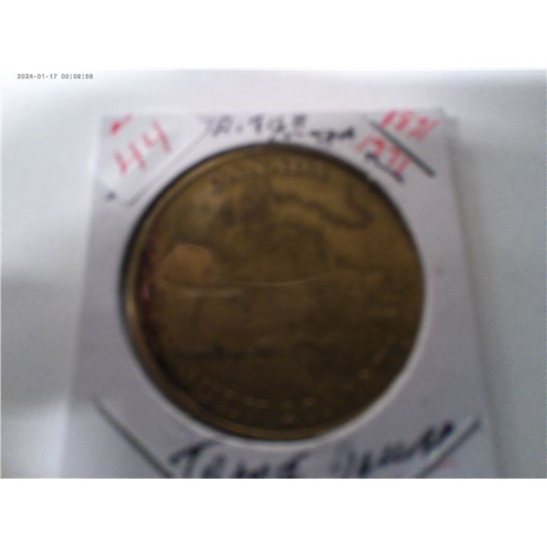 1871 - 1971 BRITISH COLUMBIA BECAME PROVINCE OF CANADA DOLLAR