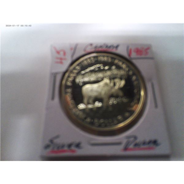 1985 PROOF CAMEO CANADA SILVER DOLLAR
