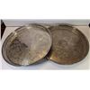 Image 1 : 2 Silver Plated Serving Trays