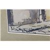 Image 3 : Framed Watercolour Street Scene Signed E. Parcel